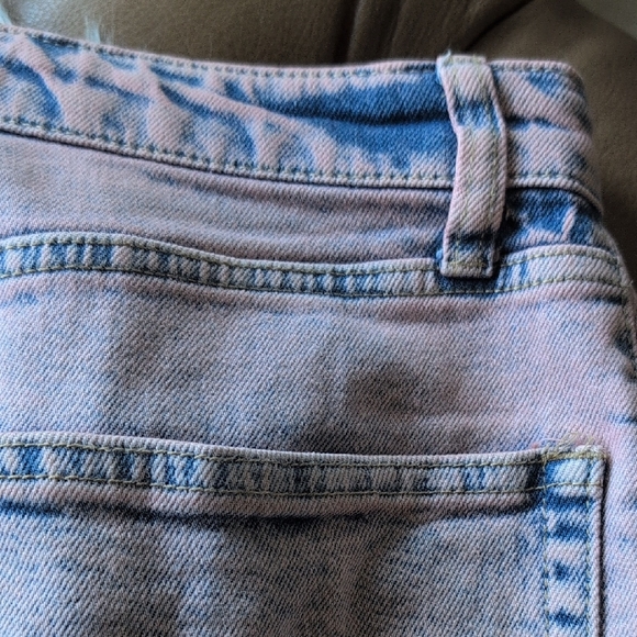 Wild Fable 90s Relaxed Fit Pink Acid Wash Denim - Picture 6 of 6